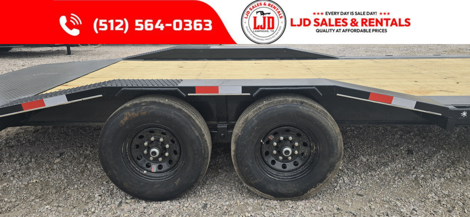 New 2026 Triple R - Drive Over Fender - 102" x 24' - Equipment Trailer