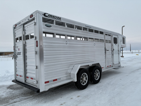 New 2026 Cimarron 20' Lonestar Stock / Stock Combo Trailer