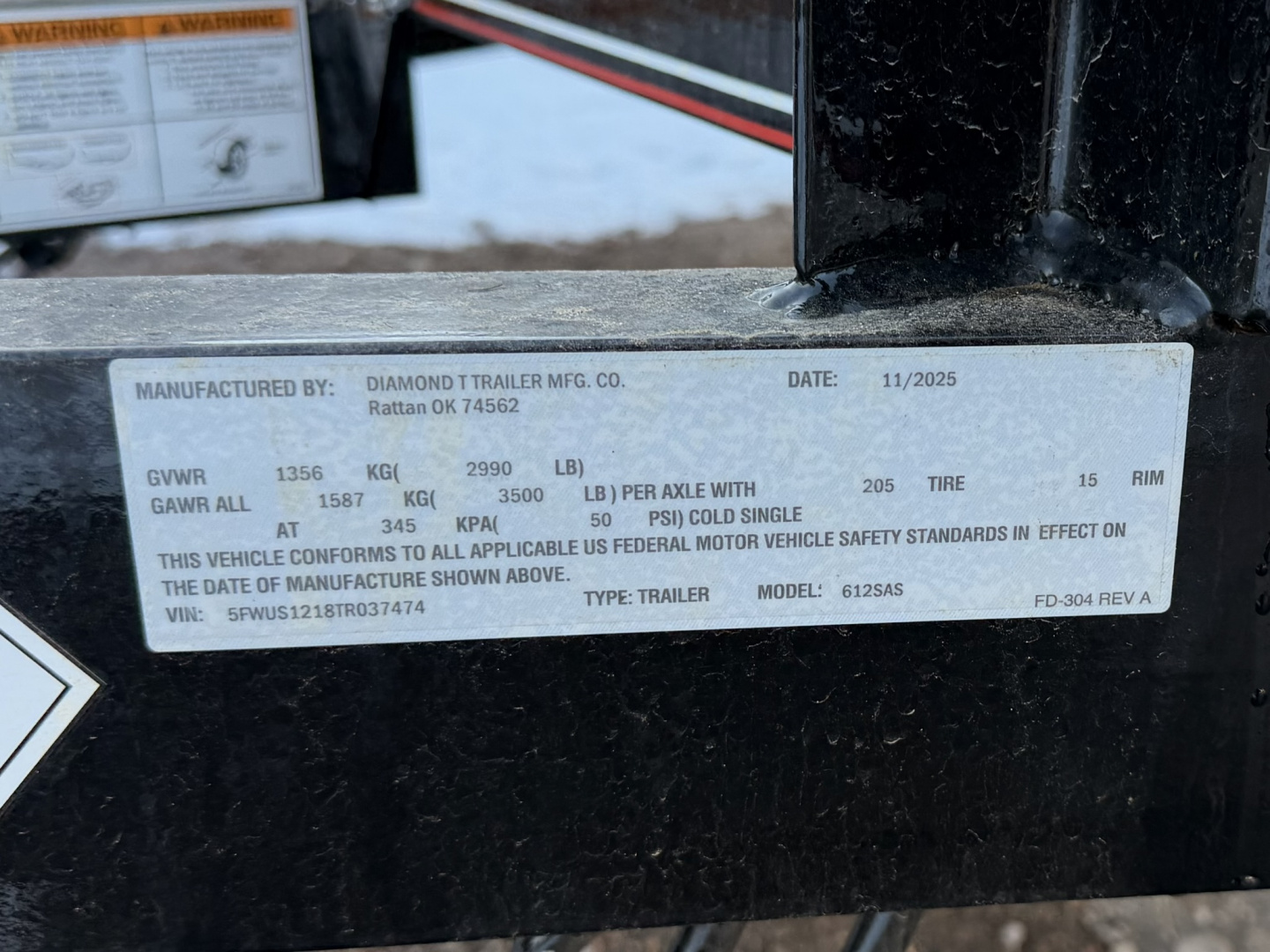 New 2026 Diamond T 6-12 Ramp Gate Utility 3K GVWR