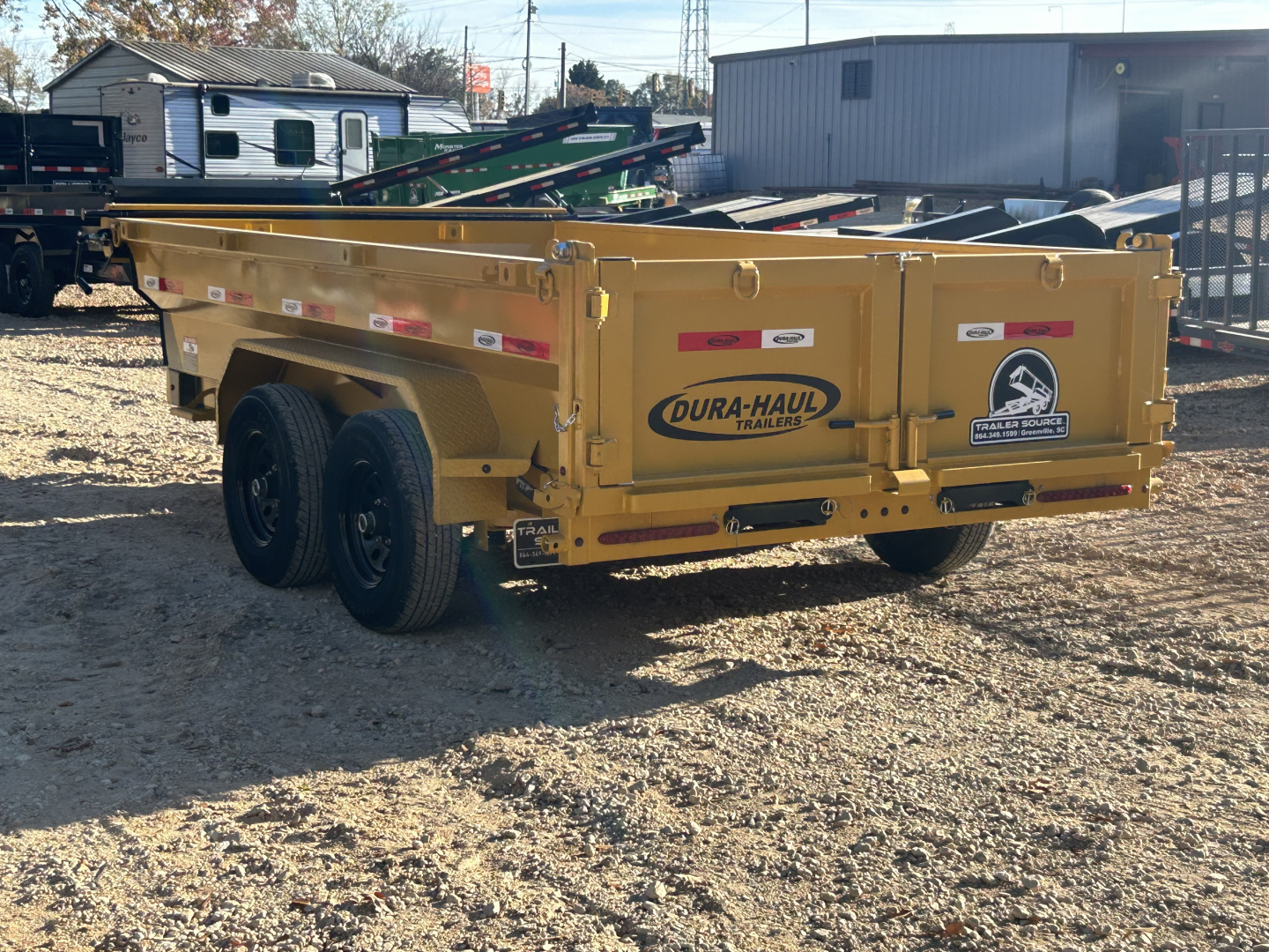New 2026 Dura-Haul 6x12 TA 10k Dump Trailer