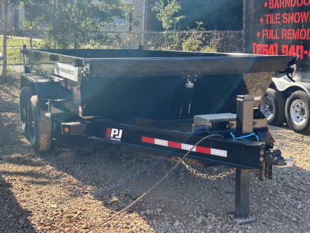 New 2026 PJ Trailers 7x14 15.4k Dump Trailer