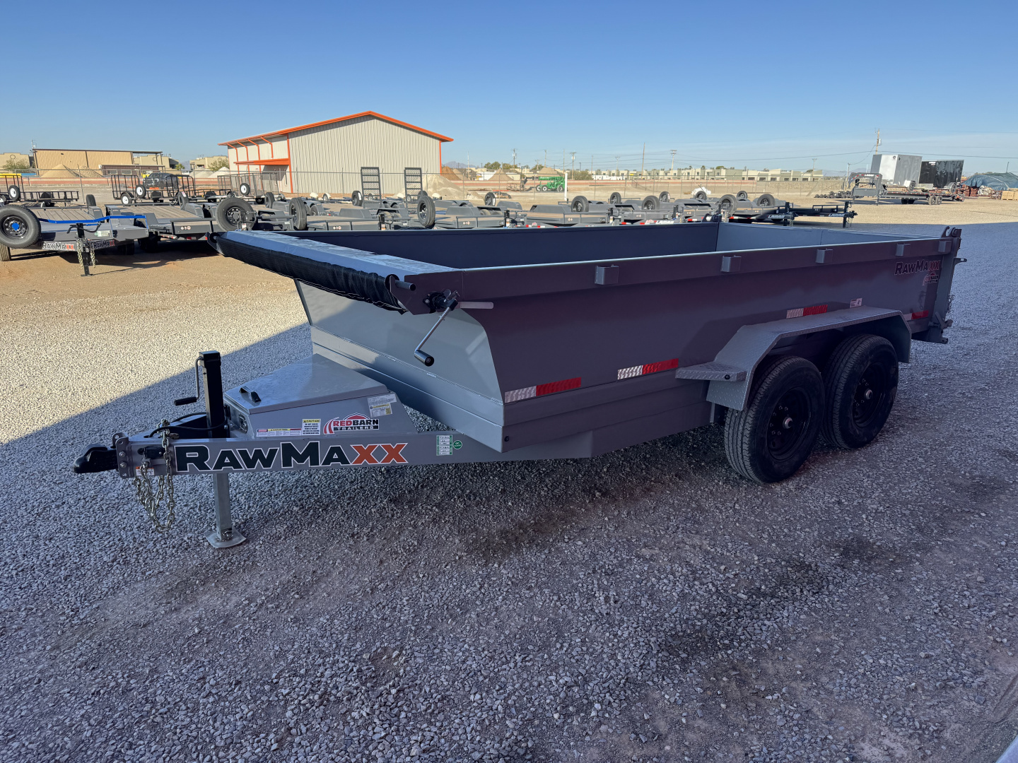 New 2026 RawMaxx PKX 14'X83" BP DUMP TRAILER Dump Trailer