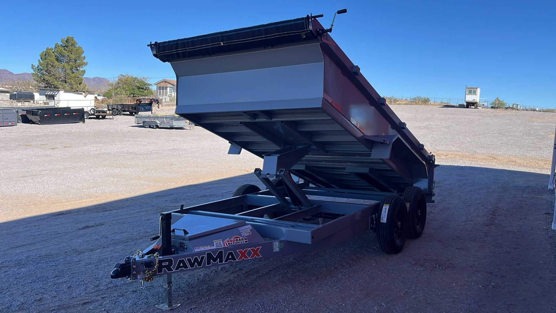 New 2026 RawMaxx PKX 14'X83" BP DUMP TRAILER Dump Trailer