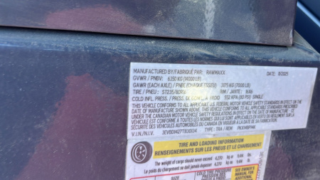 New 2026 RawMaxx PKX 14'X83" BP DUMP TRAILER Dump Trailer