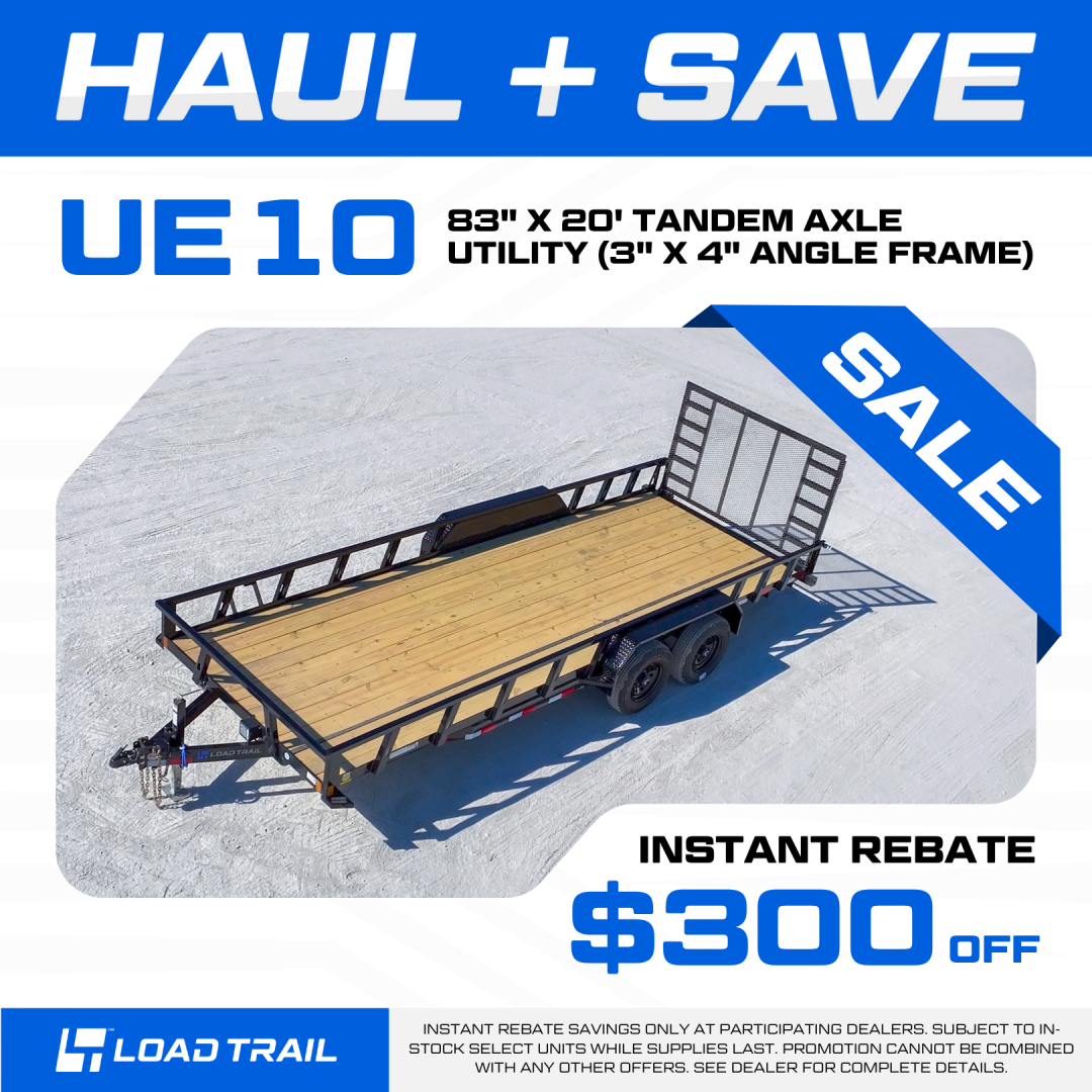 New YEAR END SALE !!! ALL NEW - 2026 Load Trail 83x20 Low Side 10K Landscape Trailer