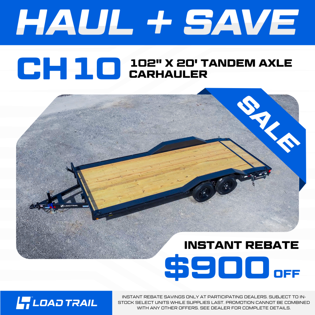 New YEAR END SALE !!! ALL NEW 2026 Load Trail 102x20 Tandem Axle w/Drive Over Fenders 10k Car Hauler