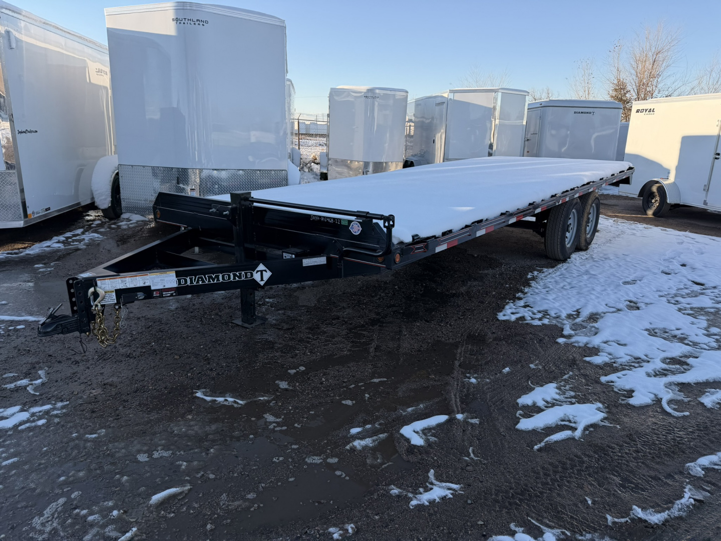 New 2026 Diamond T 8.5-22 Deckover Equipment Hauler 15K GVWR