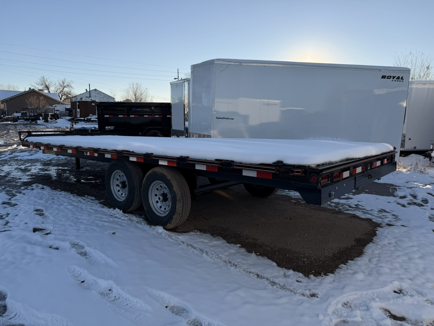 New 2026 Diamond T 8.5-22 Deckover Equipment Hauler 15K GVWR