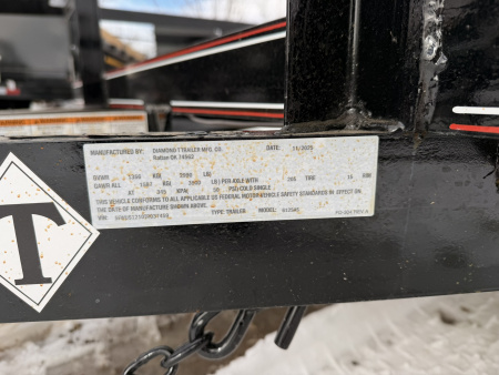 New 2026 Diamond T 6-12 Ramp Gate Utility 3K GVWR