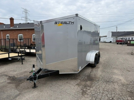 New 2026 Stealth 7 X 14 Cargo / Enclosed Trailer with Ramp and 6ft 6in interior Height