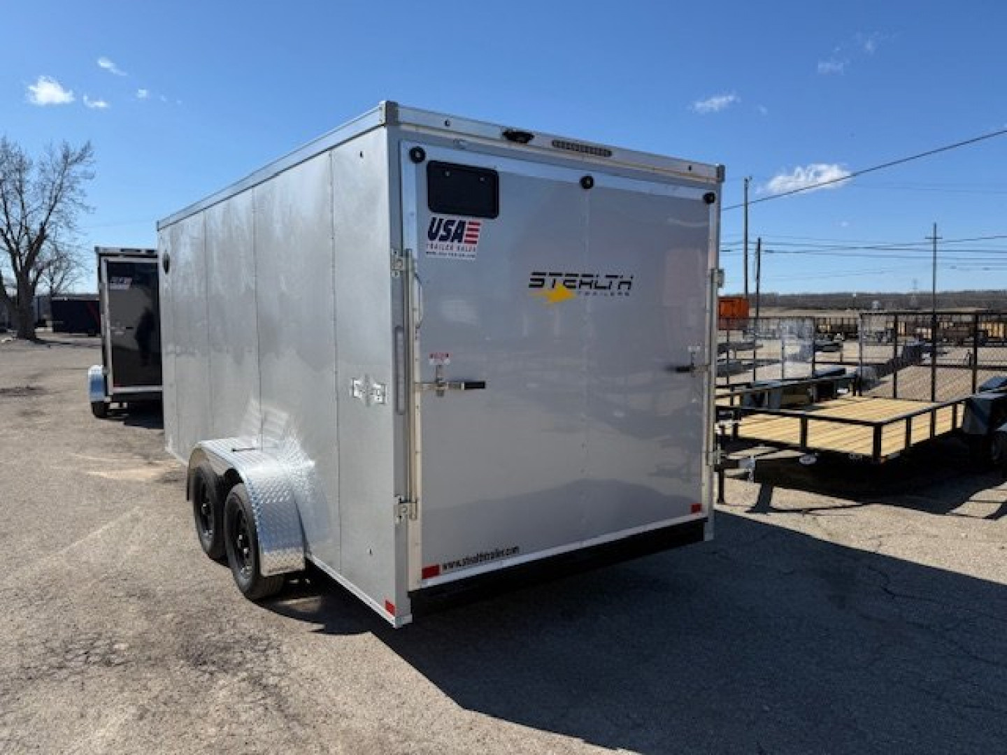 New 2026 Stealth 7 X 16 Cargo / Enclosed Trailer with Ramp and 6ft 6in interior Height