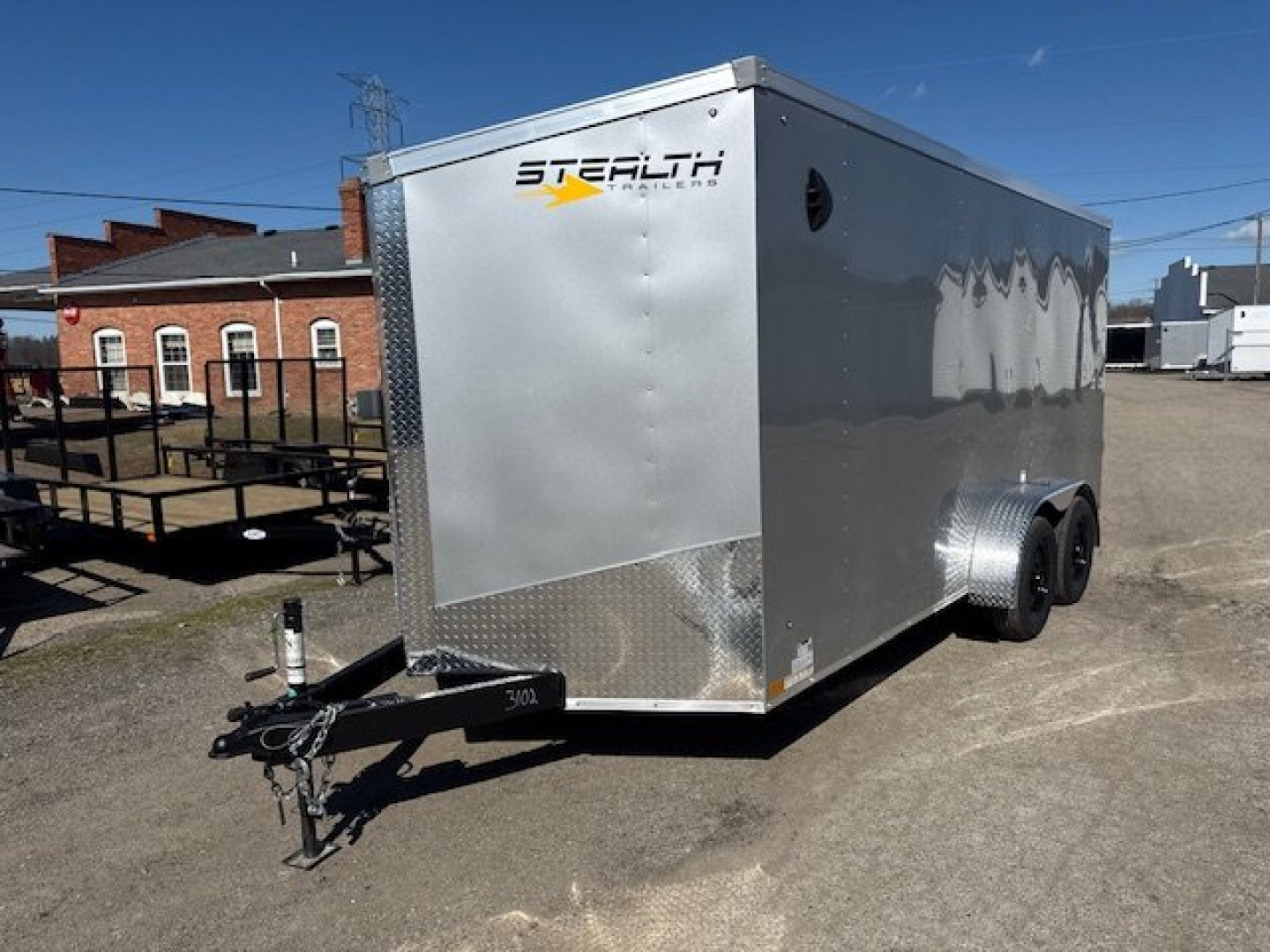 New 2026 Stealth 7 X 16 Cargo / Enclosed Trailer with Ramp and 6ft 6in interior Height
