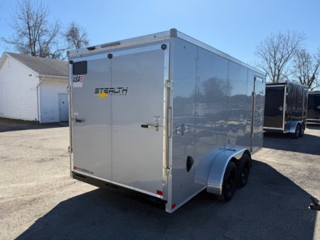 New 2026 Stealth 7 X 16 Cargo / Enclosed Trailer with Ramp and 6ft 6in interior Height