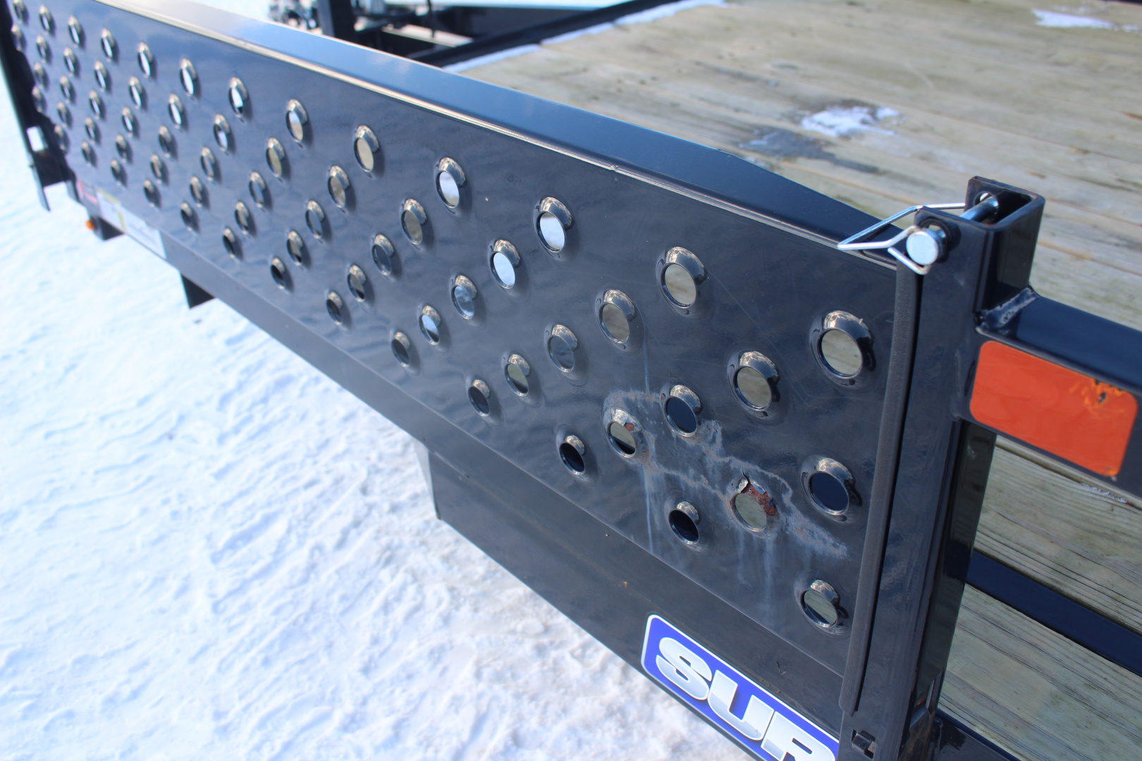 New 2022 Sure-Trac 7' x 16' Tandem Axle Tube Top ATV Trailer - 7000# GVW