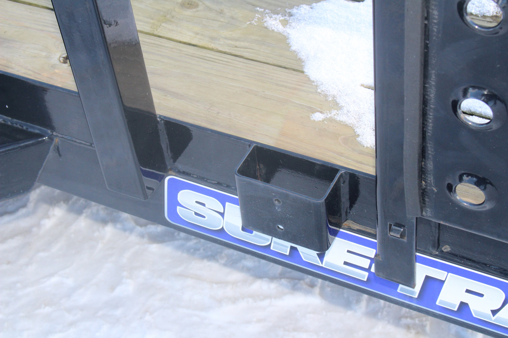 New 2022 Sure-Trac 7' x 16' Tandem Axle Tube Top ATV Trailer - 7000# GVW