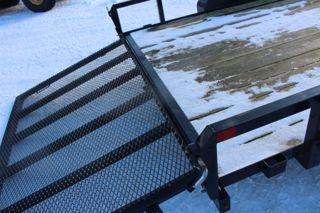 New 2022 Sure-Trac 7' x 16' Tandem Axle Tube Top ATV Trailer - 7000# GVW