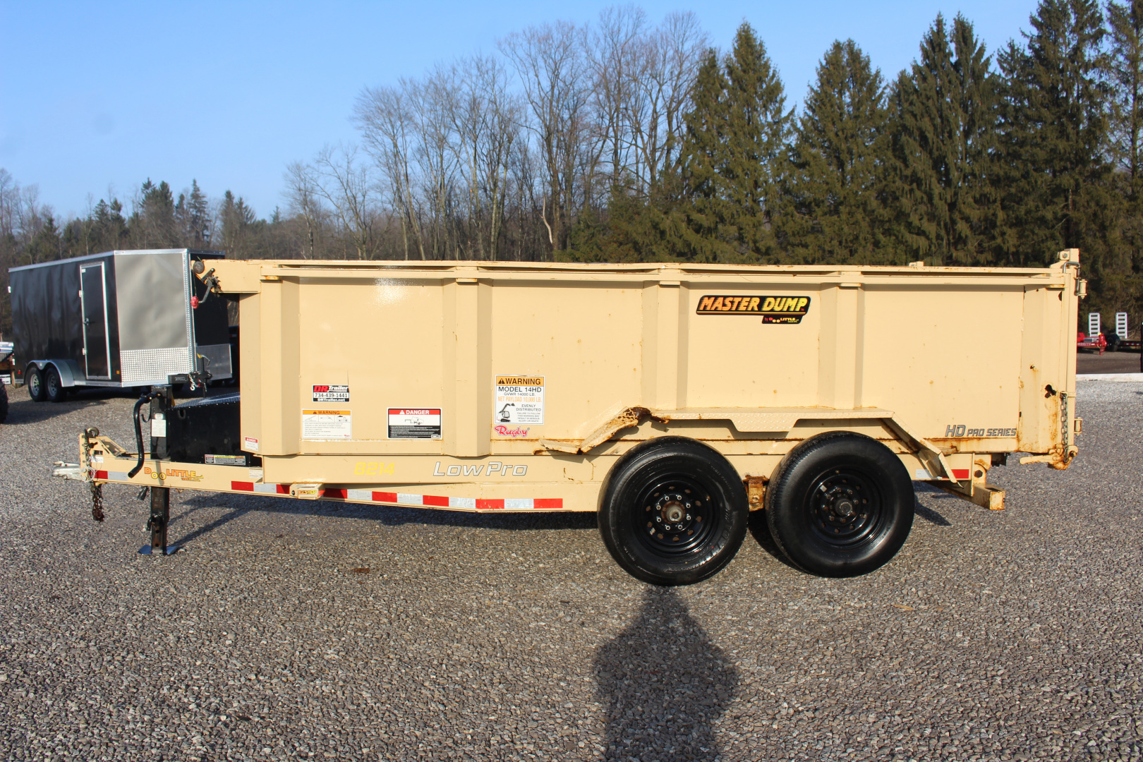 Used 2023 Doolittle Trailers 6'10" x 14' - 14,000# Dump Trailer