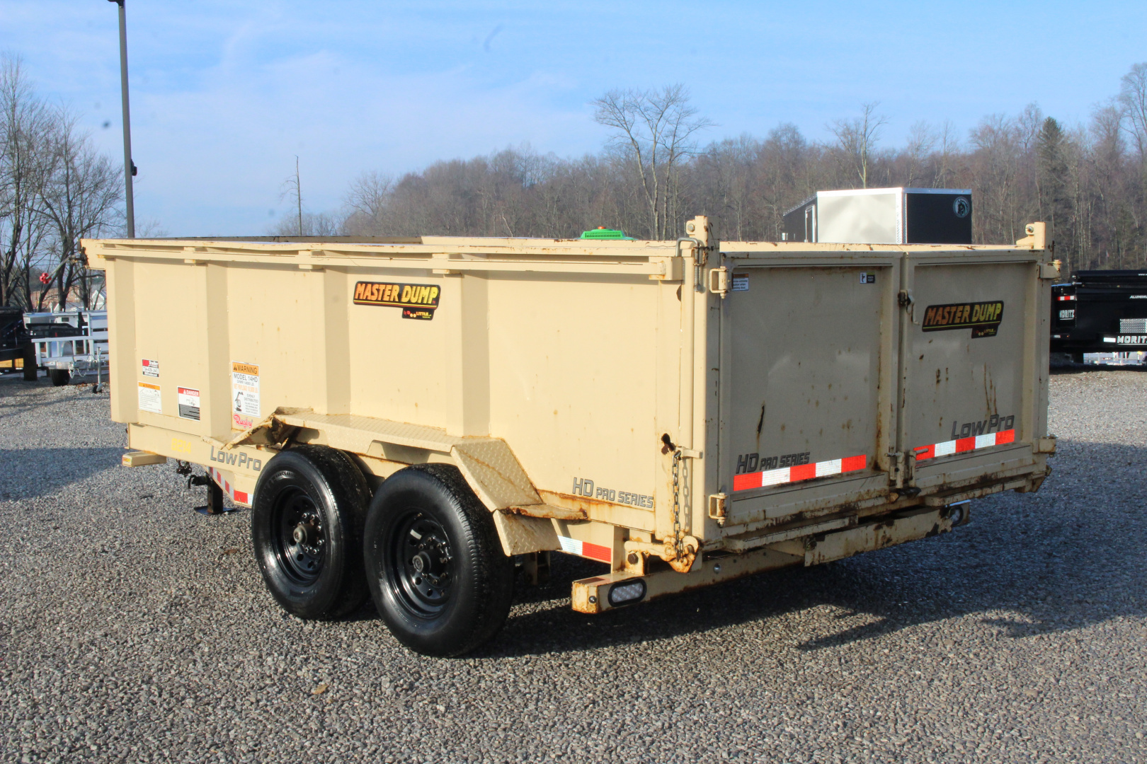 Used 2023 Doolittle Trailers 6'10" x 14' - 14,000# Dump Trailer