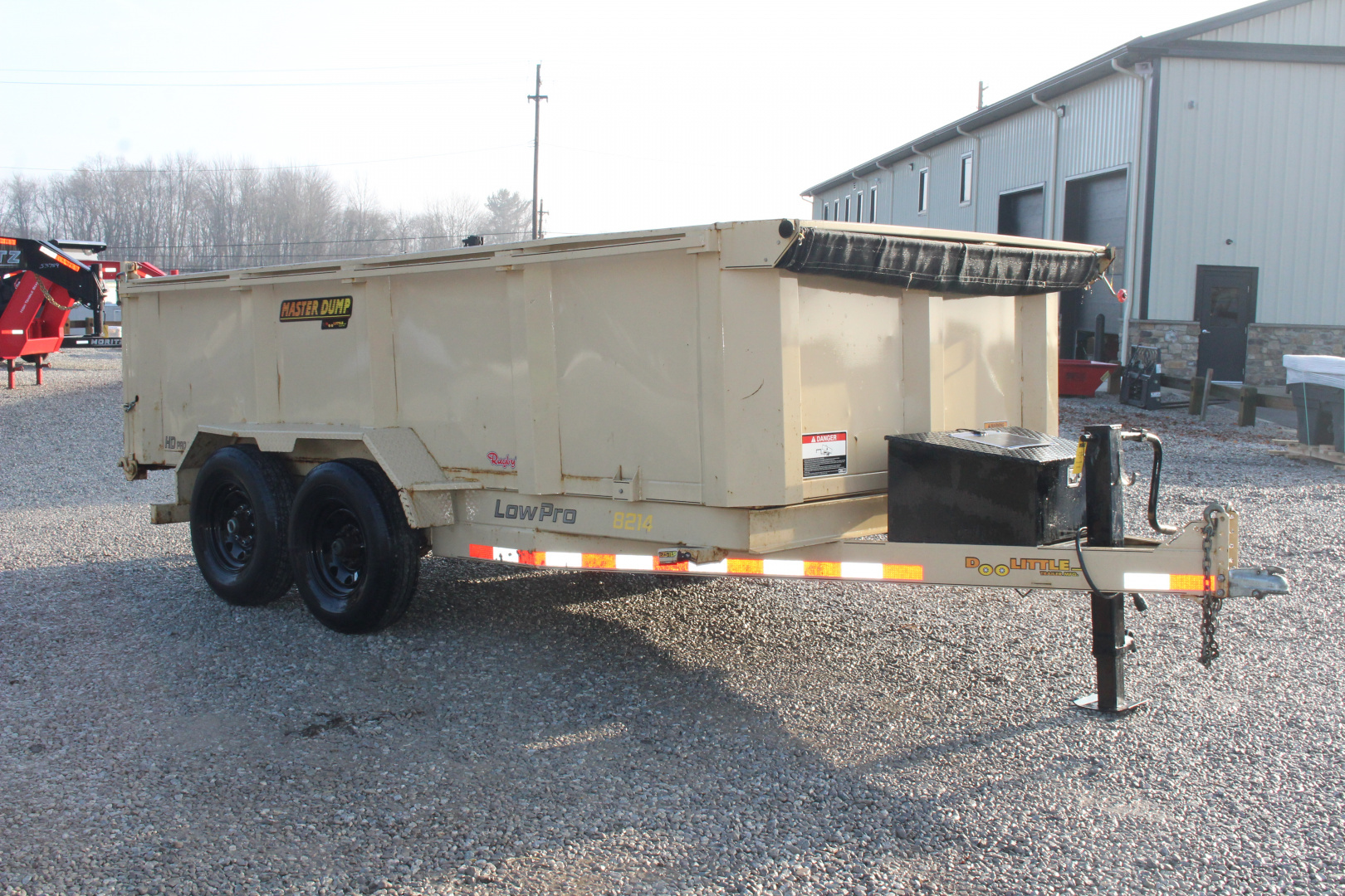 Used 2023 Doolittle Trailers 6'10" x 14' - 14,000# Dump Trailer