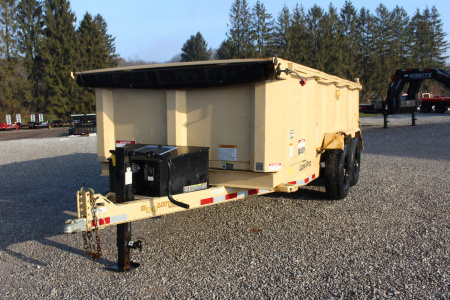 Used 2023 Doolittle Trailers 6'10  x 14' - 14,000# Dump Trailer