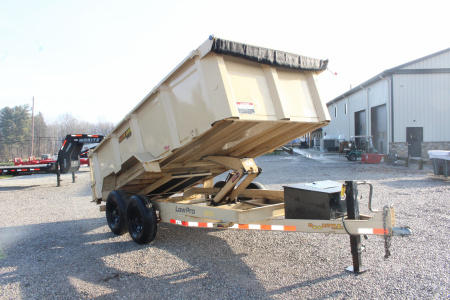 Used 2023 Doolittle Trailers 6'10" x 14' - 14,000# Dump Trailer