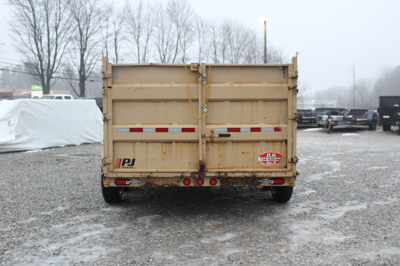 Used 2023 PJ Trailers 6'10" x 14' - 14,000# Dump Trailer