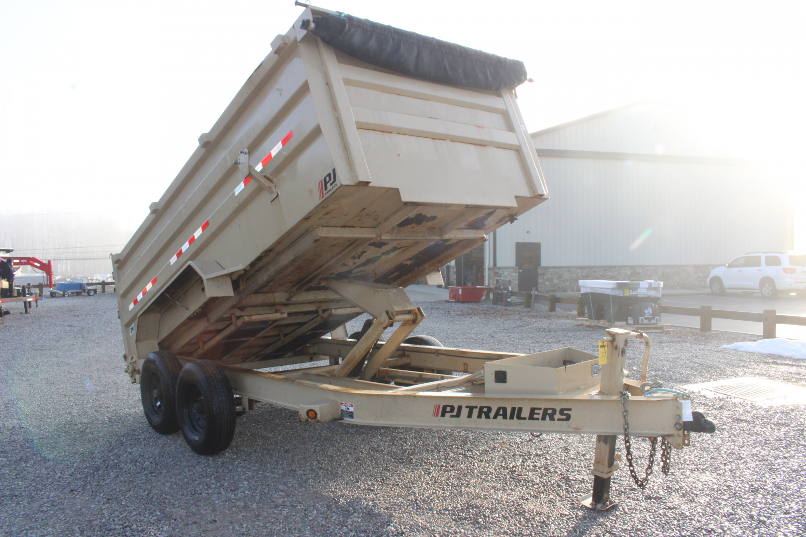 Used 2023 PJ Trailers 6'10" x 14' - 14,000# Dump Trailer