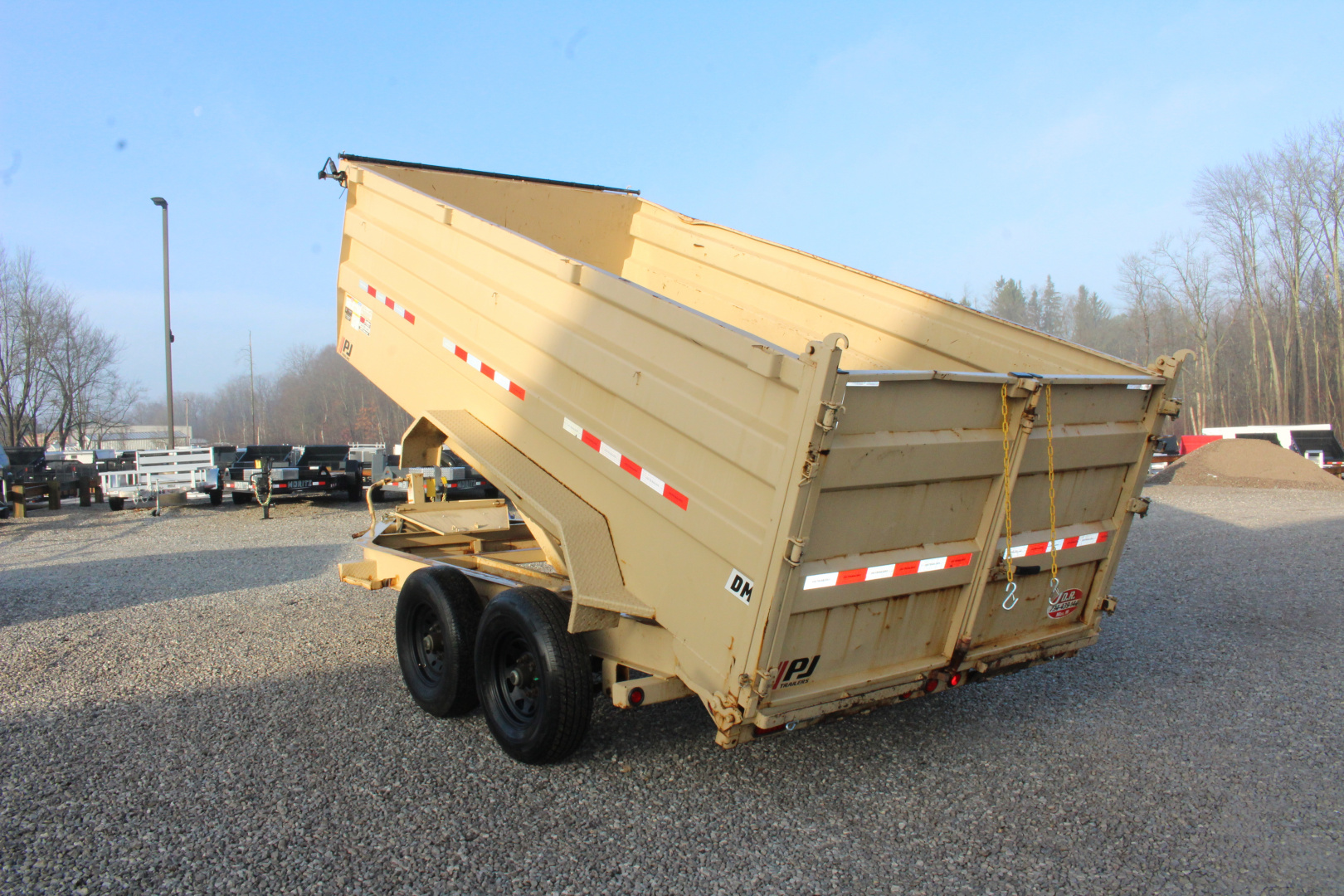 Used 2023 PJ Trailers 6'10" x 14' - 14,000# Dump Trailer