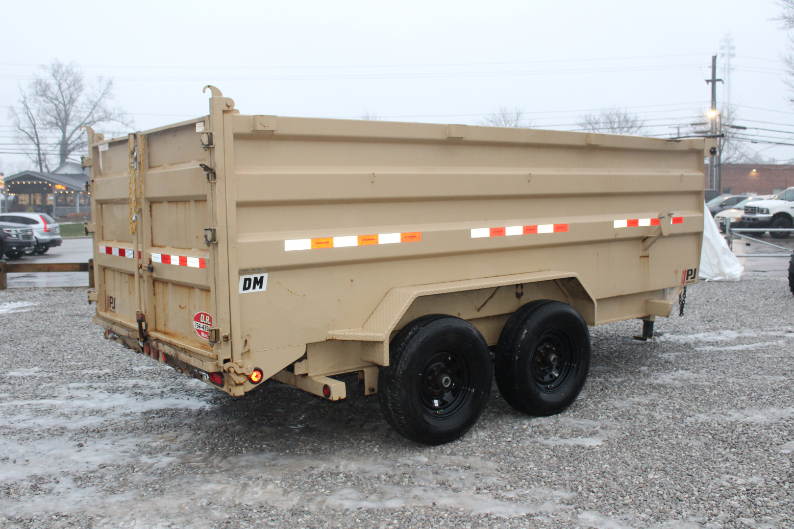Used 2023 PJ Trailers 6'10" x 14' - 14,000# Dump Trailer