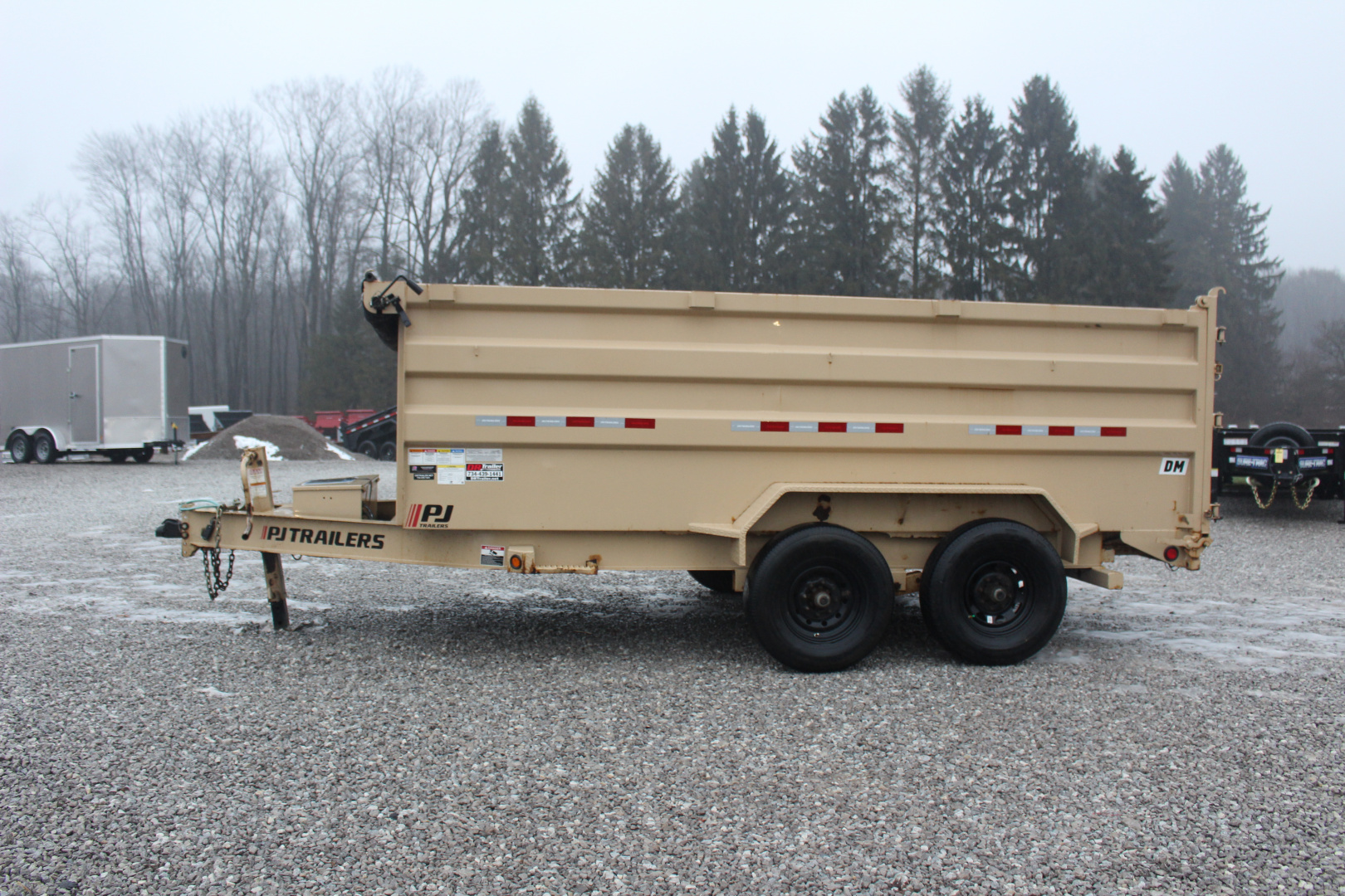 Used 2023 PJ Trailers 6'10" x 14' - 14,000# Dump Trailer