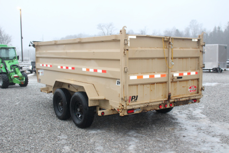 Used 2023 PJ Trailers 6'10" x 14' - 14,000# Dump Trailer