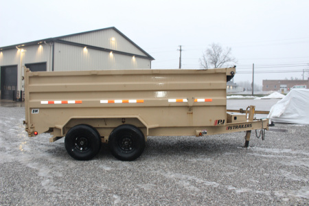 Used 2023 PJ Trailers 6'10" x 14' - 14,000# Dump Trailer