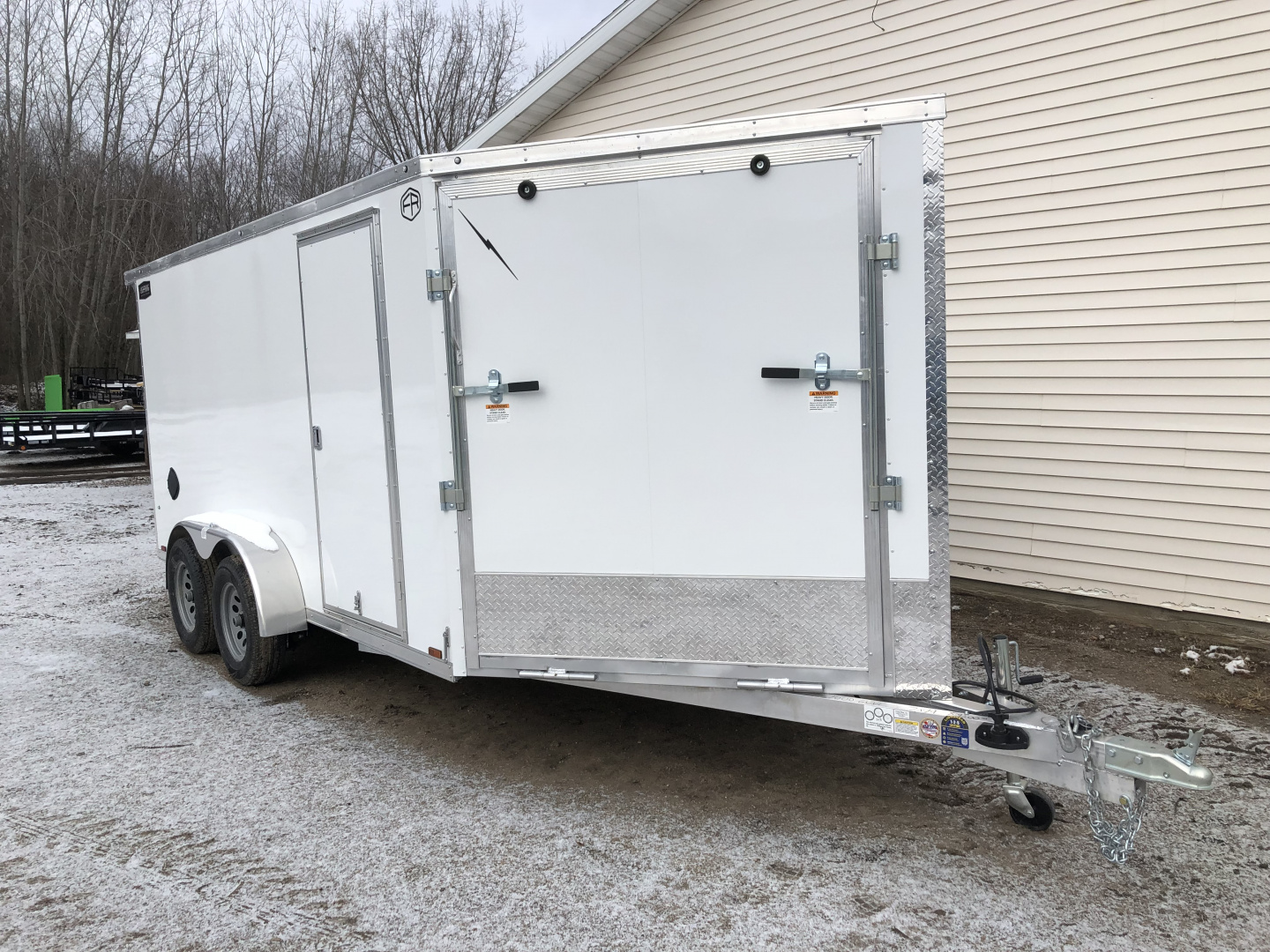 New 2026 Lightning Trailers 7X19 Snowmobile Trailer