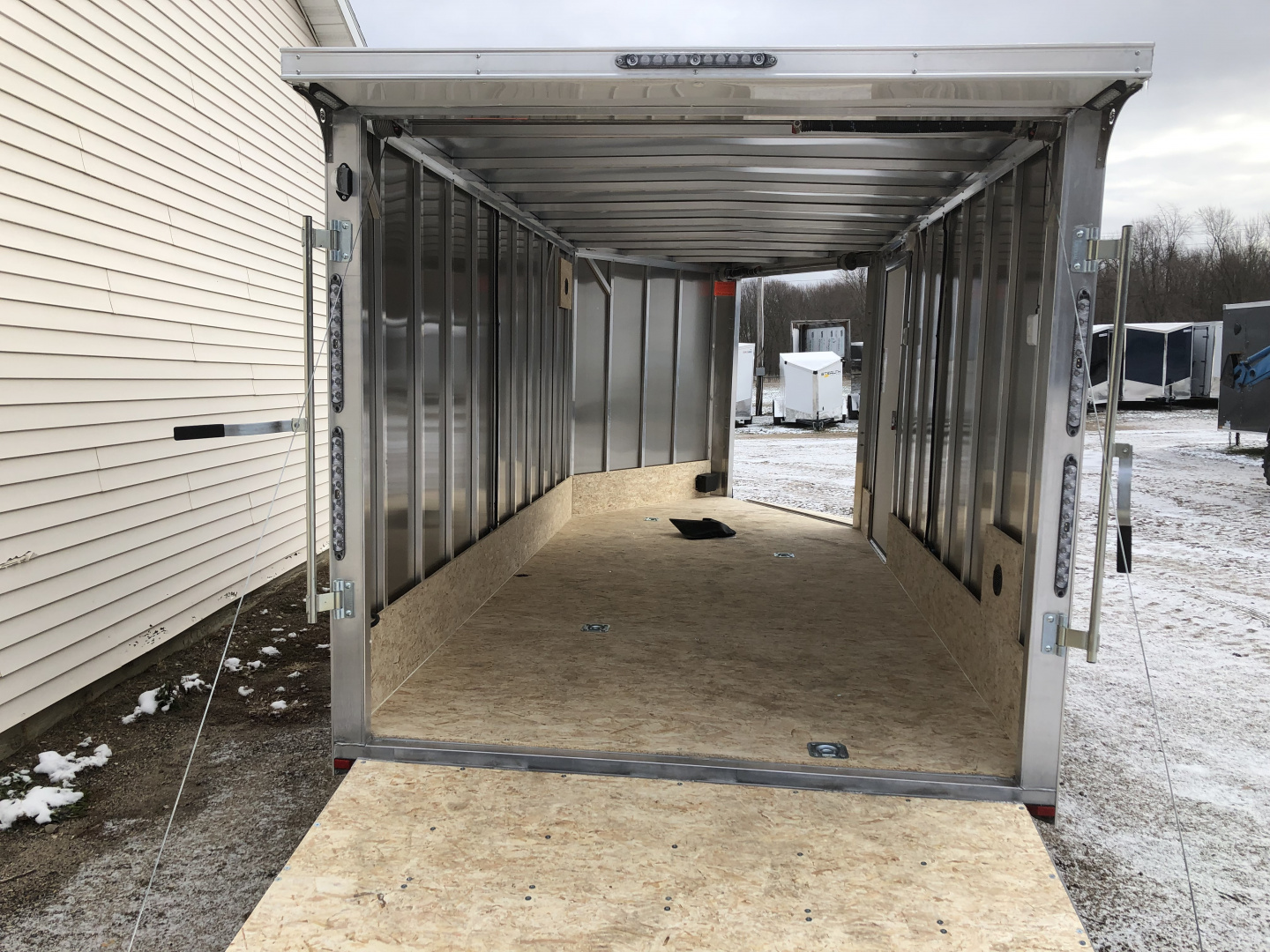 New 2026 Lightning Trailers 7X19 Snowmobile Trailer