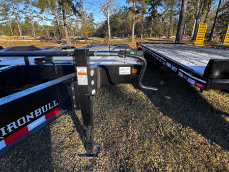 New 2026 Iron Bull 102X25 10-TON PINTLE W/ RR & HDSS SUSP Deckover Trailer