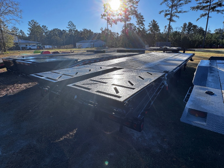 New 2026 Iron Bull 102X25 10-TON PINTLE W/ RR & HDSS SUSP Deckover Trailer