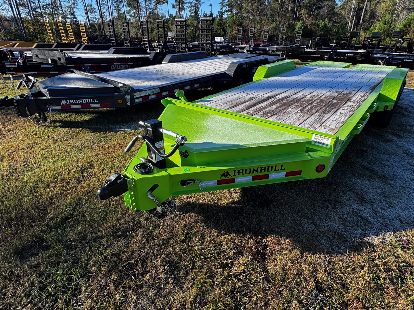 New 2026 Iron Bull 83X20 W/ RAMPAGE RAMPS 14K Equipment Trailer