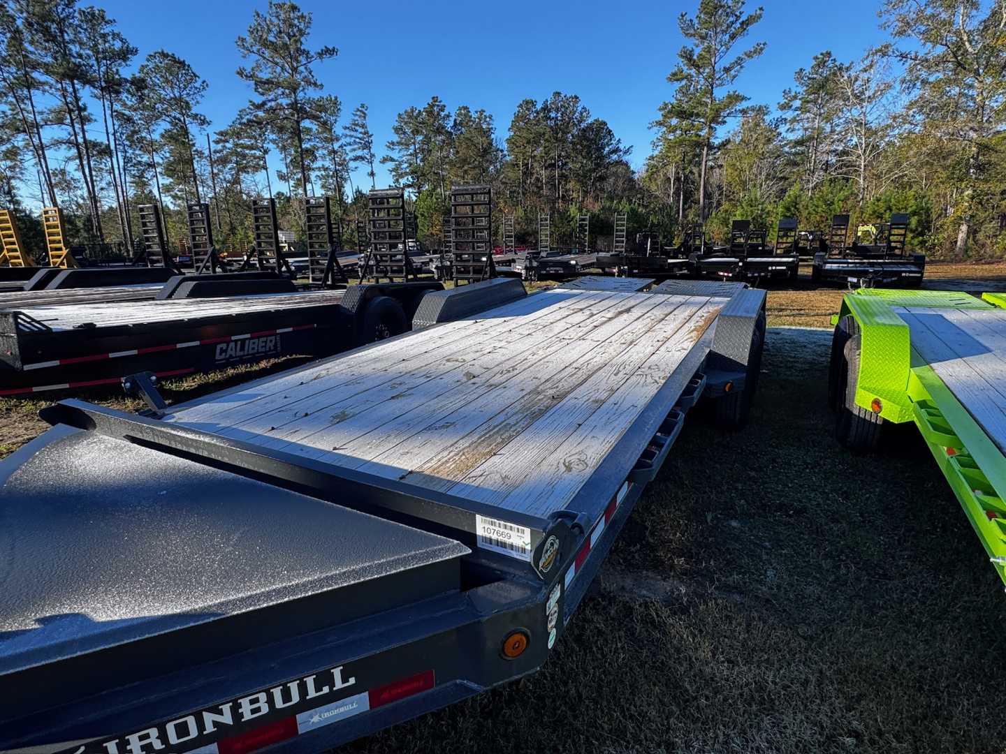 New 2026 Iron Bull 83X20 W/ RAMPAGE RAMPS 14K Equipment Trailer