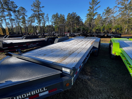 New 2026 Iron Bull 83X20 W/ RAMPAGE RAMPS 14K Equipment Trailer