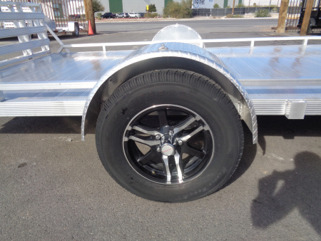 New 2023 Primo * UT82X14-LP * 14ft Aluminum ATV Trailer w/ Bi-Fold Tailgate