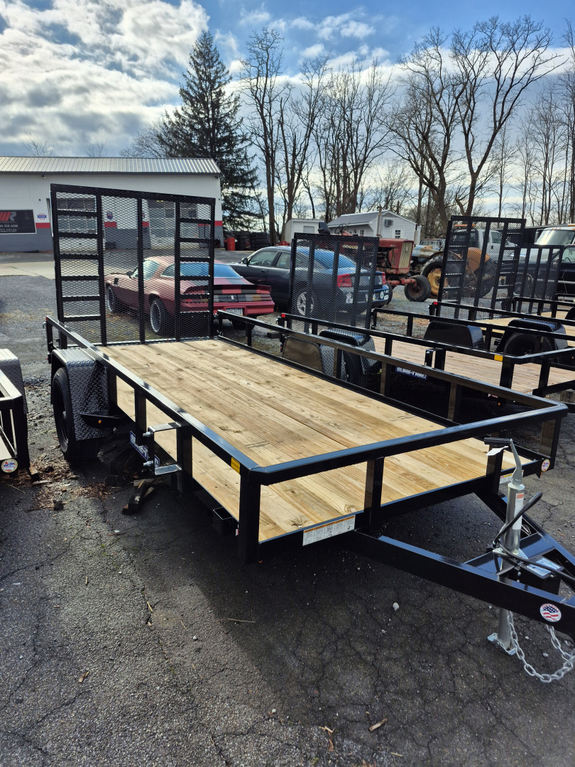New 2026 Sure-Trac 6 X 14 TUBE TOP 5K Utility Trailer