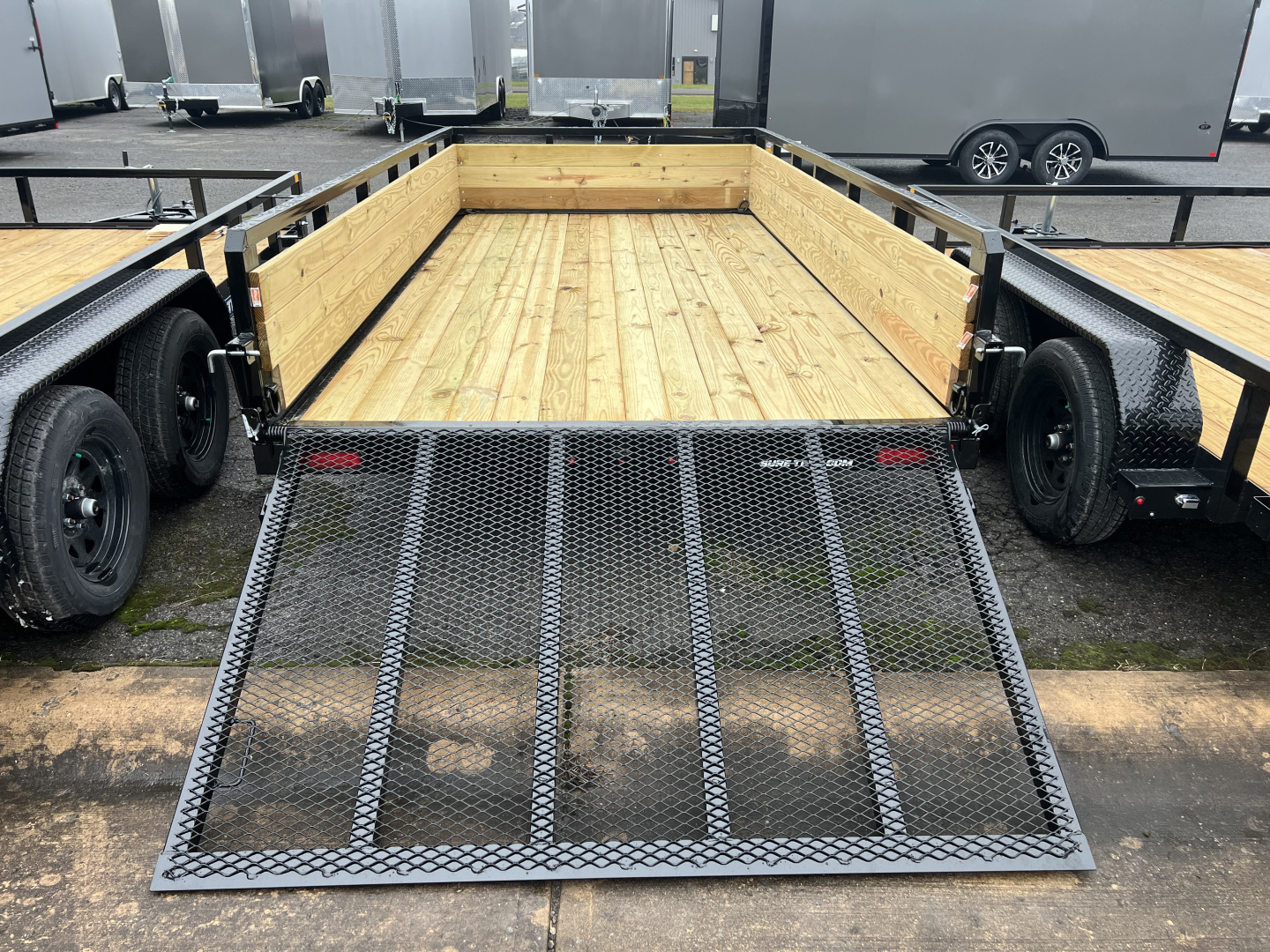 New 2026 Sure-Trac 7X14 3 BOARD 3K Utility Trailer