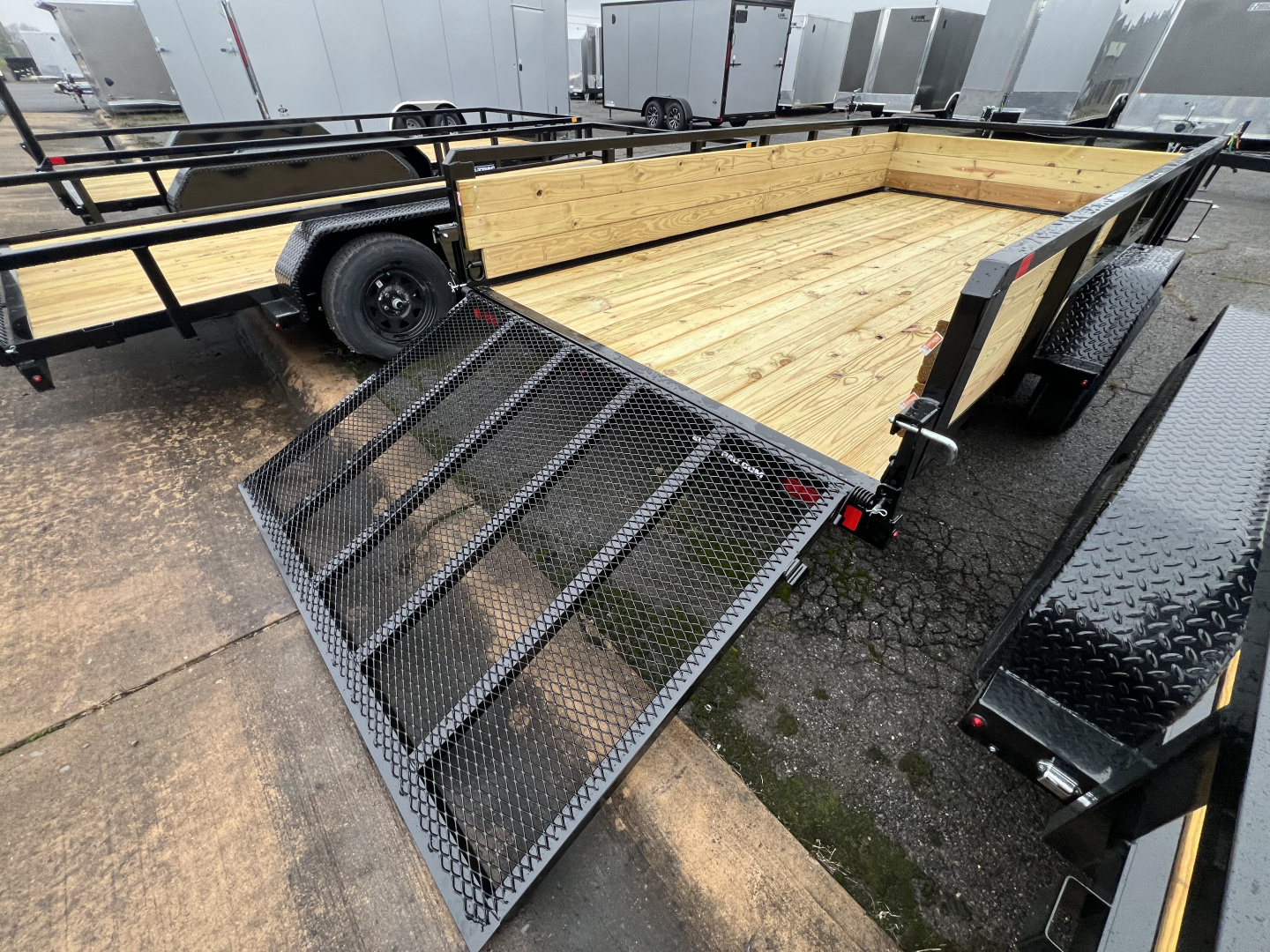 New 2026 Sure-Trac 7X14 3 BOARD 3K Utility Trailer