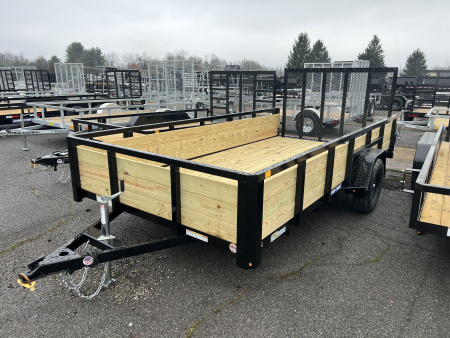 New 2026 Sure-Trac 7X14 3 BOARD 3K Utility Trailer