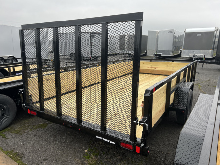 New 2026 Sure-Trac 7X14 3 BOARD 3K Utility Trailer