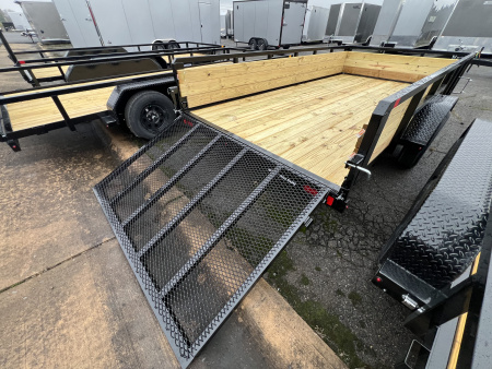 New 2026 Sure-Trac 7X14 3 BOARD 3K Utility Trailer