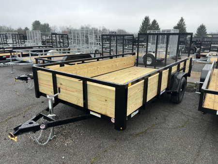 New 2026 Sure-Trac 7X14 3 BOARD 3K Utility Trailer
