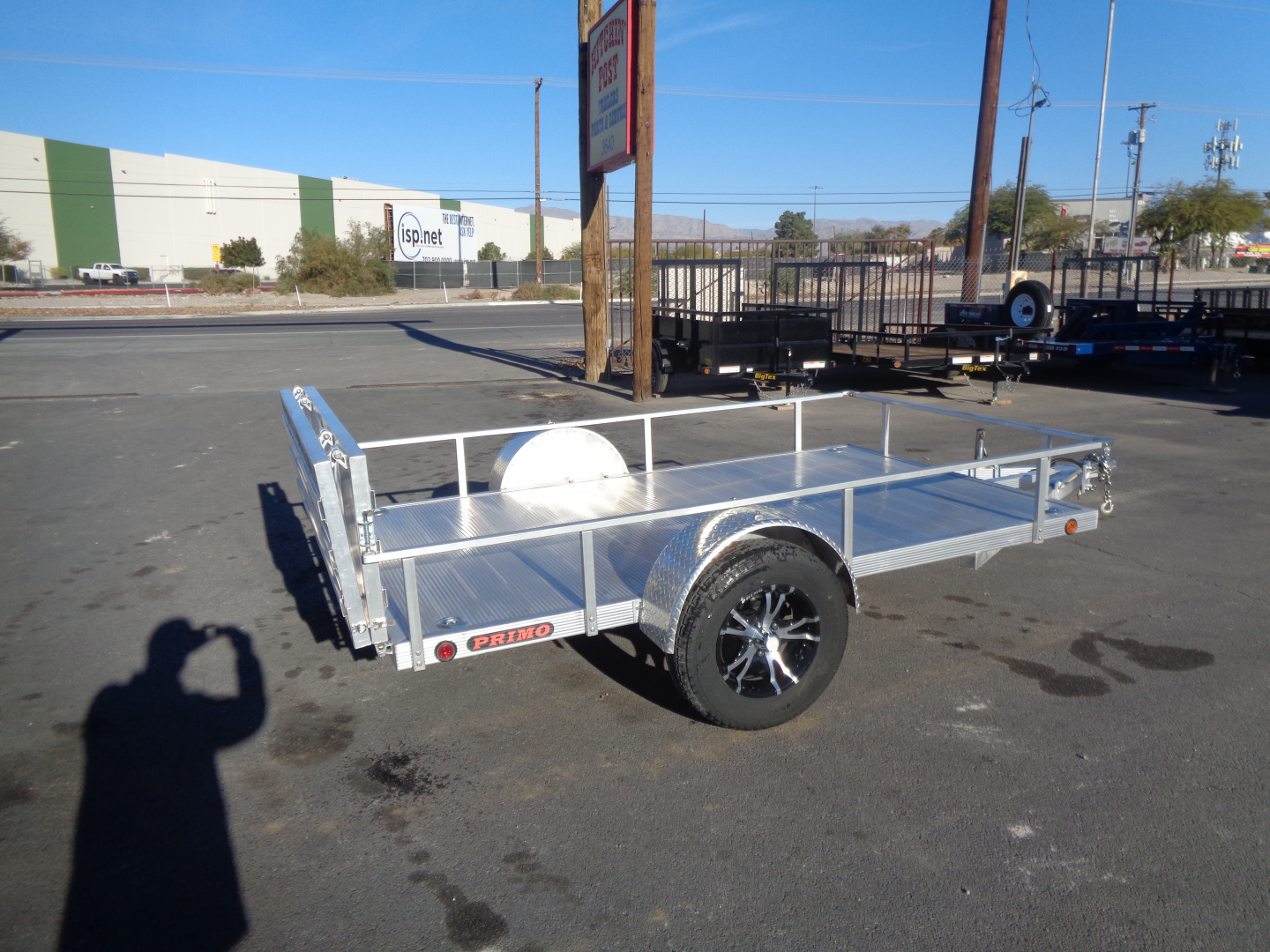 New 2023 Primo * UT6X10-STD * 10ft Aluminum Trailer w/ Bi-Fold Tailgate