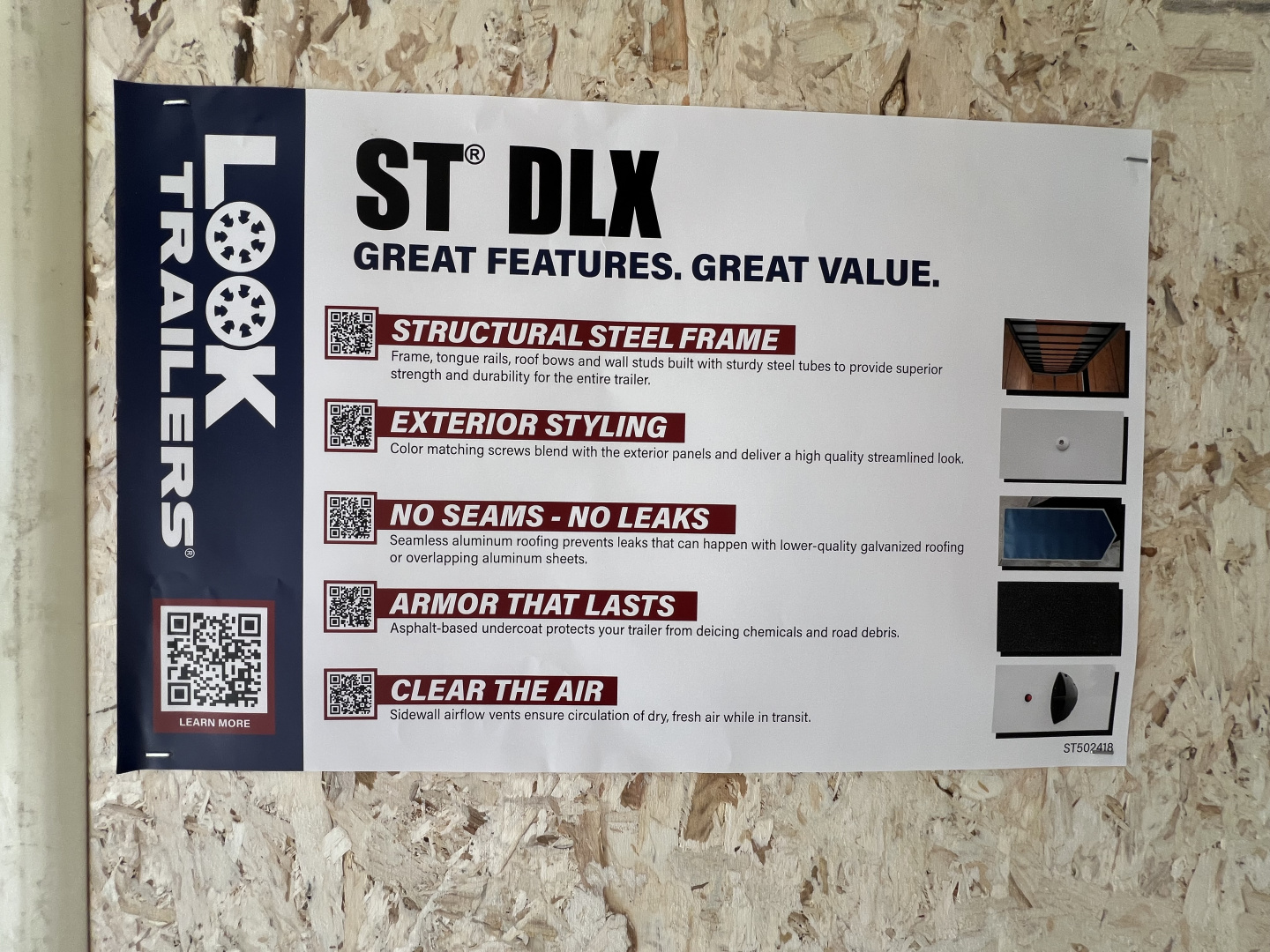 New 2026 Look Trailers 6X12 3K ST-DLX RAMP DOOR Cargo / Enclosed Trailer