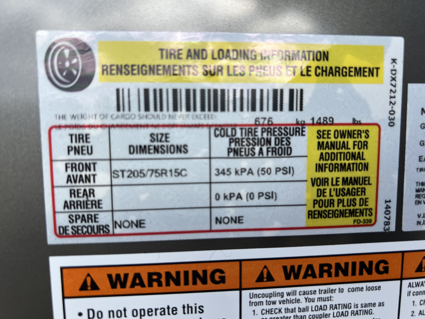 New 2026 Look Trailers 6X12 3K ST-DLX RAMP DOOR Cargo / Enclosed Trailer